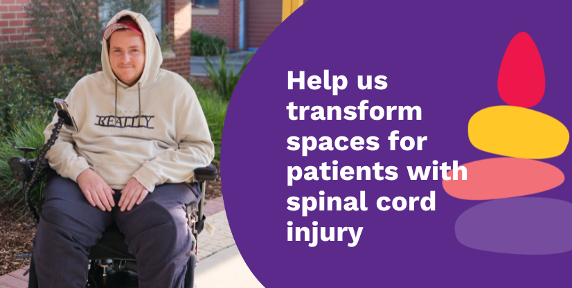 Help us transform spaces for patients with spinal cord injury